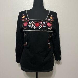 Vintage Urchin embroidered sweater. Size L.